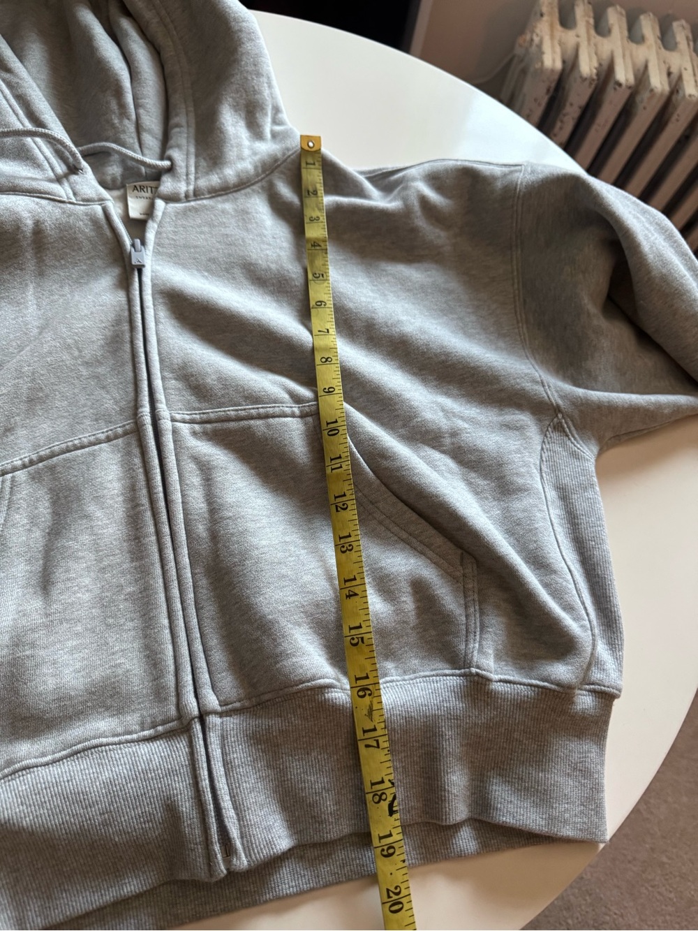 Aritzia cozy sweat fleece boyfriend boxy zip hoodie - Picture 10 of 13